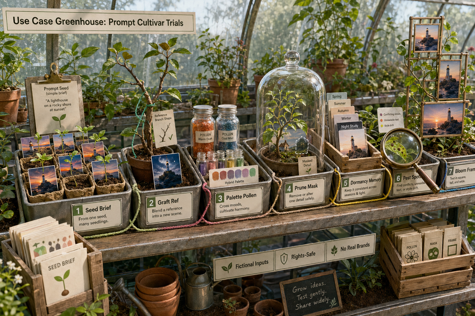 Use Case Greenhouse: Prompt Cultivar Trials — GPT Image 2 prompt example